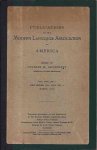 Grandgent, Charles H. (ed) - Publications of the Modern Language Association of America. Contents of Vol XXV, 1910. New Series Vol. XVIII