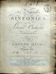 Haydn, Joseph: - [Hob I: 095] Six Nouvelles sinfonies à grand orchestre... opera 80. N° [handschr.:41