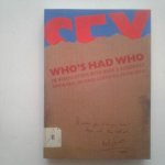 Bell, Simon ; Curtis, Richard ; Fielding Helen - Who's had Who ; In Association with Berk's Rogerage