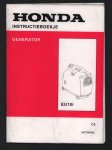 n.n - Honda generator instructieboekje  EU10i
