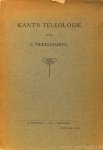 KANT, I., PEKELHARING, C. - Kant's teleologie.