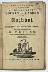 Brink, A. - Schoolbook, 1813, Children's Education | Kort Overzigt van de voornaamste Oude en Latere Volken of Landen op den Aardbol. Een Schoolboek voor de Hoogste Klassem door den schoolopziener H. Wester. Te Groningen, bij J. Oomkens, 1821, 146 pp.
