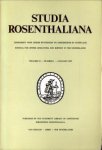  - Studia Rosenthaliana, Volume VI- number 1 and 2 (1972), Tijdschrift voor Joodse wetenschap en geschiedenis in Nederland. Journal for Jewish Literature and History in the Netherlands