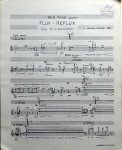 Hölszky, Adriana: - Flux-Reflux. Solo für Altsaxophon Hölszky, Adriana: - Flux-Reflux. Solo für Altsaxophon