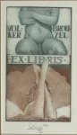 Gropp, Olaf. - Exlibris voor Peter Volker Bronzel.