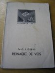 Geers, Dr. G.J. (inleiding,voetnoten e.d.) - Reinaert de Vos (verkorte uitgave); Dishoeckje nr 2,