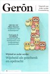 Auteurs, Diverse - Geron 2018 Nr. 1 Tijdschrift over ouder worden. Thema: Wijsheid en ouder worden