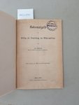 Lohren, A.: - Kolonialgeld, ein Beitrag zur Beurteilung der Währungsfrage
