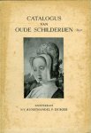 Catalogus Kunsthandel P. de Boer (1940): - Catalogus van Oude Schilderijen.
