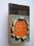 Ernst, M.S./ Thurber, J. drawings - In a Word (over 250 words, mimed by a variety of dogs, birds and two-toed creatures) Ernst, M.S./ Thurber, J. drawings - In a Word (over 250 words, mimed by a variety of dogs, birds and two-toed creatures)