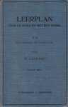 Lankamp, H. - Leerplan voor de scholen met de Bijbel. Deel 2A. Geschiedenis des vaderlands