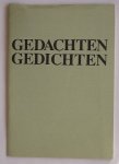 SMIT-DU PIED, M.A.C., - Gedachten gedichten.