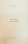 Firenze: - [Programmbuch] Quinto concerto diretto da Ettore Gracis. 25 luglio 1956 (Stagione sinfonica estiva 1956. 5 Concerto)