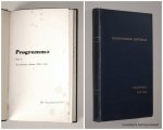 CONCERTGEBOUW, N.V. HET, - Programma (serie A) der concerten seizoen 1939-1940.