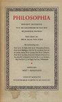 Oyen, Prof.Dr. H. van - Philosophia -Beknopt Handboek tot de Geschiedenis van het Wysgeerig Denken. 2 delen