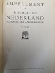 R. Schuil - Eerste Supplement op R. Schuiling Nederland handboek der Aardrijkskunde
