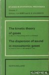 Boer, J. de - The kinetic theory of gases
