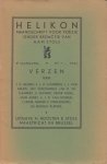 Vestdijk, J.C. Bloem e.a., S. - Helikon. Maandschrift voor Poëzie. Jaargang 4, nr 7. Vestdijk, J.C. Bloem e.a., S. - Helikon. Maandschrift voor Poëzie. Jaargang 4, nr 7.