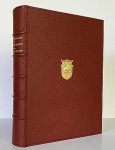 GELDER, H.E. van - 's-Gravenhage in zeven eeuwen. Geïllustreerd met een kaart en 88 afbeeldingen. (Nr. 2 van 50 luxe-exemplaren in marokijn, met opdracht van de schrijver aan zijn vrouw).