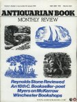 AA - Antiquarian Book Monthly Review. 1978, jan-dec . Volume V, number 1-12.