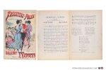 Cologne, Dalleroy, Héros, Lemaitre, Lémon - 5 partititions musicales, 19e siècle (chansons créées aux théâtres Parisiens). Pt. Format.: 1) Bonsoir Ninon. Romance. Paroles Lucien Cologne, musique Émile Spencer. Créée par Marius Richard à la Scala et Debailleul à l'Eldorado. - 2) Fr...