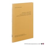 Bergman, Stefan. - Integral Operators in the Theory of Linear Partial Differential Equations. With 8 figures. Third printing.