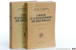 Westermarck, Edward. - L'origine et le développement des idées morales. Edition Française par Robert Godet. [ 2 volumes ].