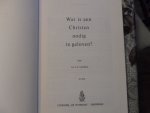 Venema F.F. - Wat is een christen nodig te geloven?