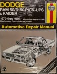 John Haynes 123215 - Dodge Ram 50/D-50 Pickups and Raider, 1979-1993