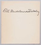 Ridder, Jan de, Meer de Walcheren, Pieter van der - Vriendenboek voor Pieter van der Meer de Walcheren