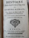Linguet Simon Nicolas Henri - Histoire des révolutions de l'Empire Romain, pour servir de suite à celle des révolutions de la République (Tome 1 + 2)
