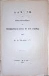 Eekhout, R.A. - Aanleg van staatsspoorwegen in Nederlandsch Borneo en Zuid-Sumatra
