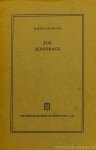 HEIDEGGER, M. - Zur Seinsfrage.