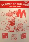 Kleurboeken - Vormen en kleuren - Plak, speel en leer