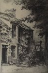 Eugene Véder (1876-1936) - L'atelier du peintre Jean-François Millet (1814-1875) à Barbizon