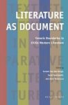 Carmen van Den Bergh, Sarah Bonciarelli, Anne Reverseau - Literature as Document