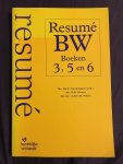 Kottenhagen, R.J.P. - Resume BW / Boeken 3, 5 en 6 / druk 1