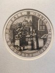 Unknown master; Johann Siebmacher (1561-1611) [?] - Antique emblem print, engraving | OMNIA MERCURIO, SULPHURE, ET SALE, published before 1580, 1 p.