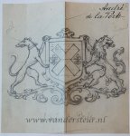  - Wapenkaart/Coat of Arms: Andre de la Porte