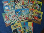 Disney, Walt. - Donald Duck. Een vrolijk weekblad. No. 6,10, 10 p (gratis feestnummer),14,20 21 28, 29,3 30, 32, 35, 36, 38, 47 t/m 52. (1954). Disney, Walt. - Donald Duck. Een vrolijk weekblad. No. 6,10, 10 p (gratis feestnummer),14,20 21 28, 29,3 30, 32, 35, 36, 38, 47 t/m 52. (1954).