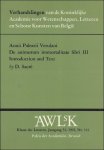 Sacre,  D. - AONII PALEARII VERULANI. DE ANIMORUM IMMORTALITATE LIBRI III. INTRODUCTION AND TEXT.