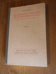 Jong, Dr. F.J. - De werking van een volkshuishouding. Een eerste inleiding tot het economisch denken. Deel 1