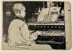 Hendrik David Schild (1872-1928) - Modern drawing, mixed media | Young man playing piano, ca. 1900, 1 p.