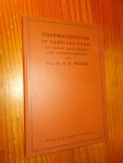 WESTER, D.H., - Pharmacognosie in tabellen-vorm.