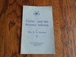 Gardner, E A - Christ and the second advent