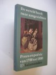 Nieuwenhuys, R. / omslag  A.H.Bakker  Korff  'onder de palm' - De wereld heeft twee aangezichten. Proza en Poezie van 1700 tot 1880 deel III