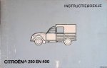 Diverse auteurs - Instructieboekje Citroën 250 en 400