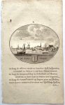 Van Ollefen, L./De Nederlandse stad- en dorpsbeschrijver (1749-1816). - [Original city view, antique print] De stad Weesp, engraving made by Anna Catharina Brouwer, 1 p.