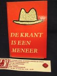 Simons, Wim J. - De krant is een meneer