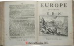 Hooghe, Romeyn de - Esopus in Europa.       -            Gedrukt na de Romeinsche Copy, en worden verkost t' Amsterdam, by Sebastiaan Petzold , op het Rokkin, in de drie Kroonen, 1701.